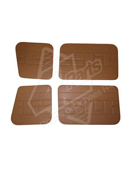 GARNITURES DE PANNEAUX DE PORTE AV / AR SKAI BEIGE / CAMEL
