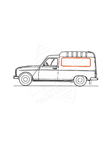 JOINTS DE VITRES LATERALES F6 GRAND MODELE