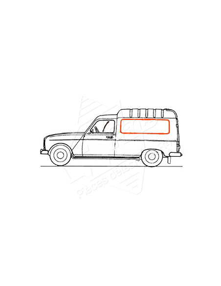 JOINTS DE VITRES LATERALES F6 GRAND MODELE