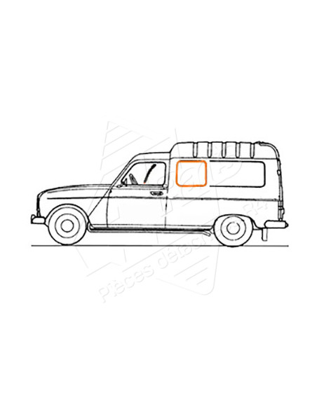 JOINTS DE VITRES LATERALES F6 PETIT MODELE