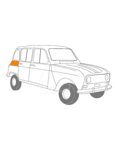 FIXATION D'AILE ARRIERE DROITE