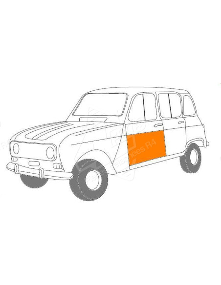 PANNEAU DE PORTE AVANT GAUCHE