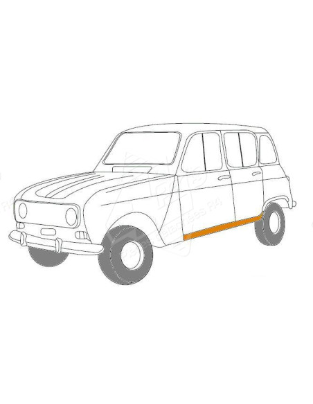 BAS DE CAISSE GAUCHE